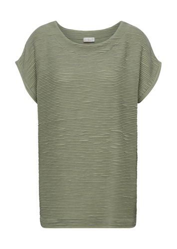 Trageangenehmes Shirt im wertigen Strukturjersey - graugrün - Gr. 19 von - Goldner Fashion - Modalova