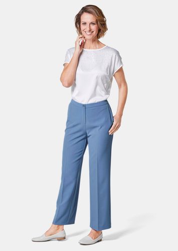 Elegante Hose mit etwas weiterem Bein - Gr. 18 von - Goldner Fashion - Modalova