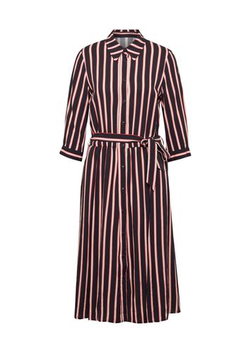 Hemdblusenkleid mit Streifendruck - / stein / gestreift - Gr. 21 von - Goldner Fashion - Modalova