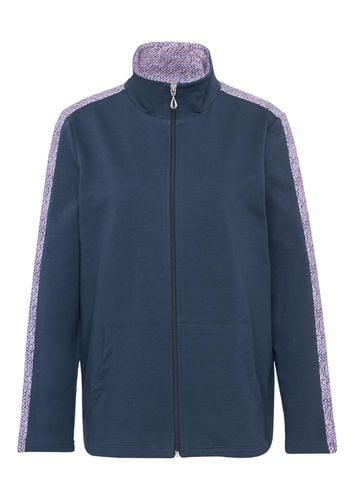 Modische Freizeitjacke - marine / / rosé / gemustert - Gr. 44 von - Goldner Fashion - Modalova