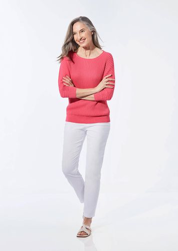 Pullover mit Fledermausärmeln - koralle - Gr. 18/19 von - Goldner Fashion - Modalova