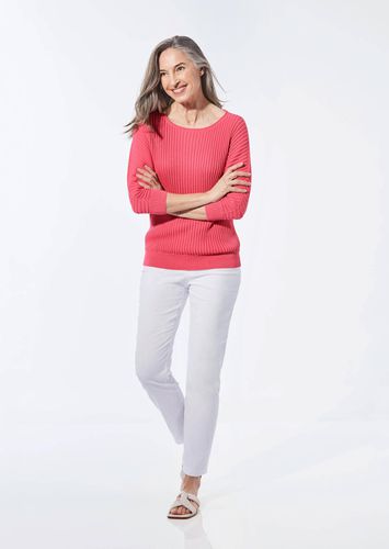 Pullover mit Fledermausärmeln - koralle - Gr. 24/25 von - Goldner Fashion - Modalova