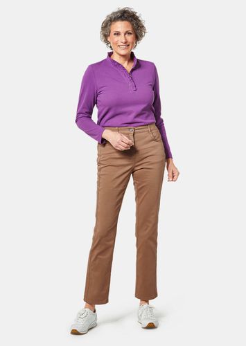 Hose Carla in jeanstypischer Form und trendstarker Farbe - - Gr. 19 von - Goldner Fashion - Modalova