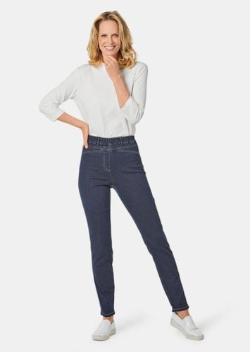 Stretch-Jeans mit Rundum-Schlupfbund - marine - Gr. 245 von - Goldner Fashion - Modalova