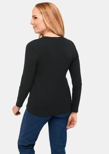 Leichter Pullover mit schönem Zopfmuster - Gr. 19 von - Goldner Fashion - Modalova