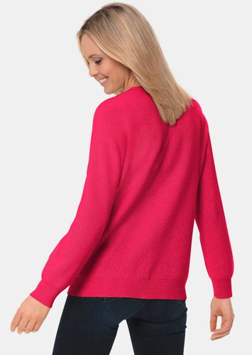 Kaschmirpullover in Patentstrick mit V-Ausschnitt - Gr. 19 von - Goldner Fashion - Modalova