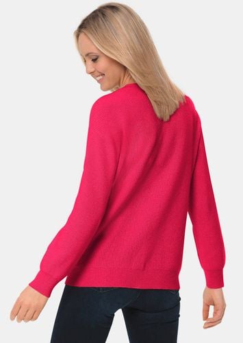 Kaschmirpullover in Patentstrick mit V-Ausschnitt - Gr. 23 von - Goldner Fashion - Modalova