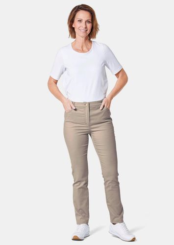 Hose Carla in weicher, stretchbequemer Qualität - beige - Gr. 245 von - Goldner Fashion - Modalova