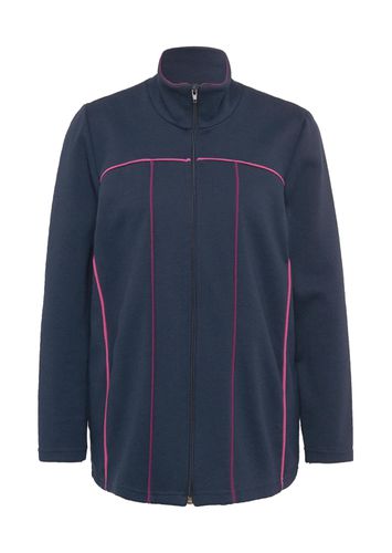 Sportliche Sweatjacke - marine / pink / lila - Gr. 19 von - Goldner Fashion - Modalova