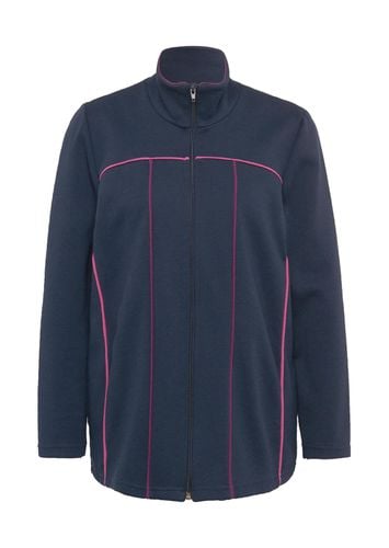 Sportliche Sweatjacke - marine / pink / lila - Gr. 20 von - Goldner Fashion - Modalova