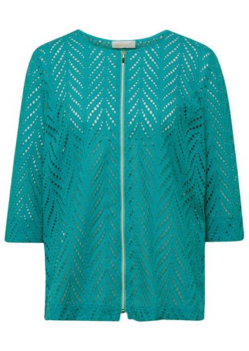 Leichte Blusenjacke aus Baumwolle - smaragd - Gr. 24 von - Goldner Fashion - Modalova