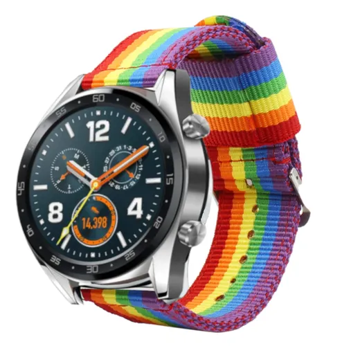 Correa kompatibel con Huawei Uhr GT 2 / Sport / GT Klassische/Aktive, nailon 22mm Colores Orgullo Homosexuell LGTBI - AliExpress - Modalova