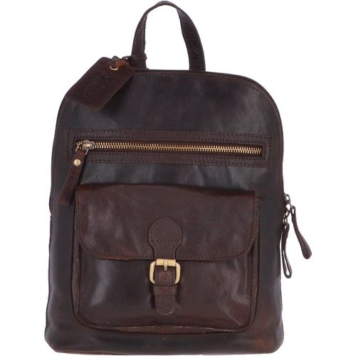 Ashwood Womens Vintage Small Vintage Leather Backpack: G25 Brandy Brown NA - Ashwood Handbags - Modalova