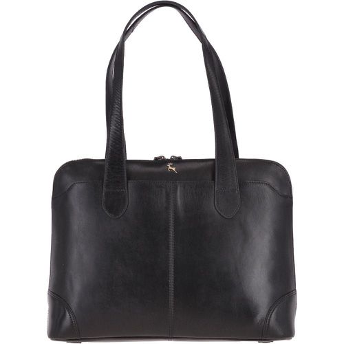 Ashwood Vegetable Tanned Leather Bag: V-22 Black NA - Ashwood Handbags - Modalova