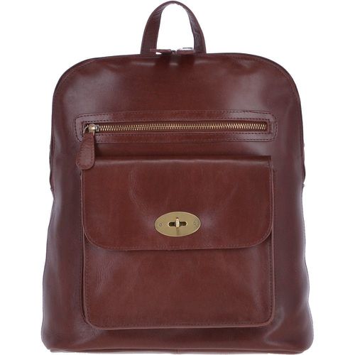 Vegetable Tanned Medium Leather Backpack: V-28 Chestnut NA - Ashwood Handbags - Modalova