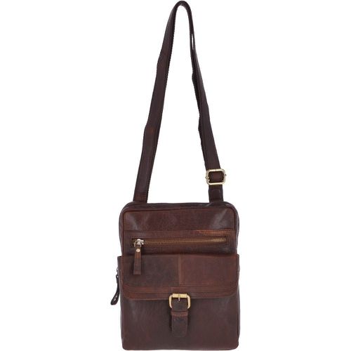 Leather Vintage Medium Flight Shoulder Bag: G-33 Brandy Brown NA - Ashwood Handbags - Modalova