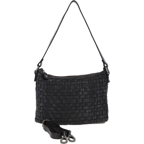 Vintage Woven Leather Shoulder Bag: D-73 Dark Grey NA - Ashwood Handbags - Modalova