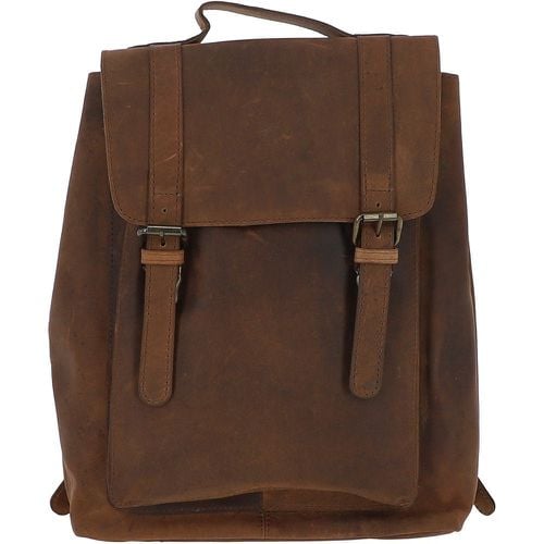 Ashwood Antico Vintage Genuine Premium Leather Rucksack Bag with 13 inch Padded Laptop Compartment & Multiple Organiser Compartments, Ryan Tan - Ashwood Handbags - Modalova