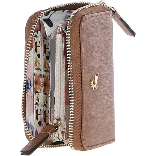 Mini X" RFID Protected Leather Purse: S5 Tan NA - Ashwood Handbags - Modalova