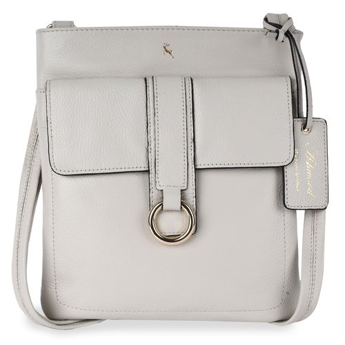 Heaven" Leather Cross Body Bag: 64033 Ice grey NA - Ashwood Handbags - Modalova