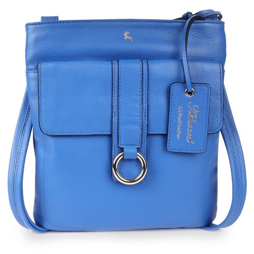 Heaven" Leather Cross Body Bag: 64033 Sodalite Blue NA - Ashwood Handbags - Modalova