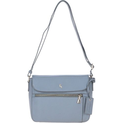 Lucrezia' Leather Crossbody Bag: ELA 1766 Grey NA - Ashwood Handbags - Modalova