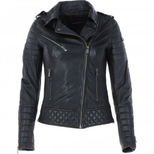 Women&apos;s Side Zip Leather Biker Jacket : 3054 24 - Ashwood Handbags - Modalova