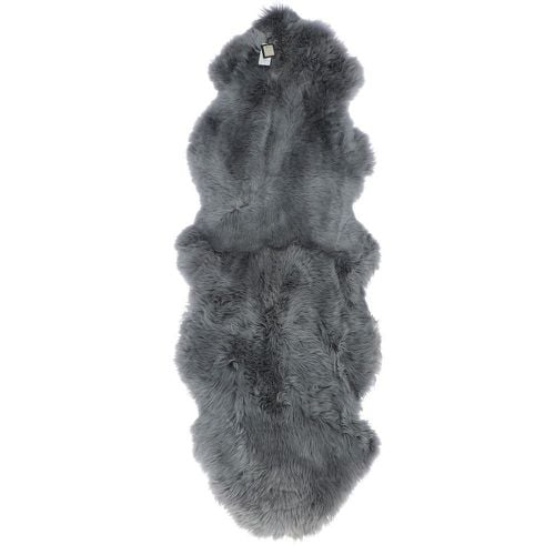 Fenland Sheepskin Double Rug: DOUBLE AUSTRAILIAN SHEEPSKIN RUG Grey ONE SIZE - Ashwood Handbags - Modalova