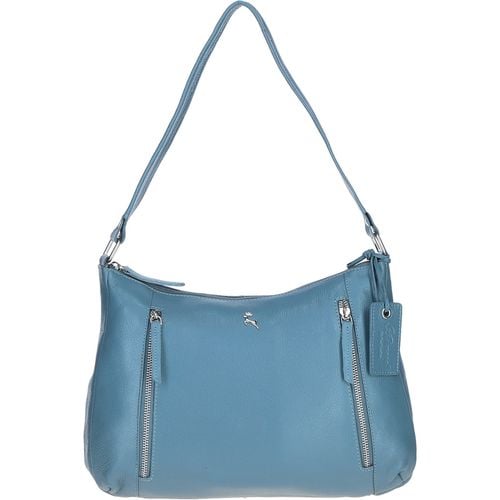 Premium Leather Shoulder Bag: Dungannon Avio Blue NA - Ashwood Handbags - Modalova