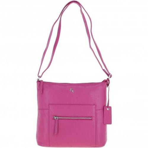 Versatile Leather Shoulder Bag: Bondoran Berry NA - Ashwood Handbags - Modalova