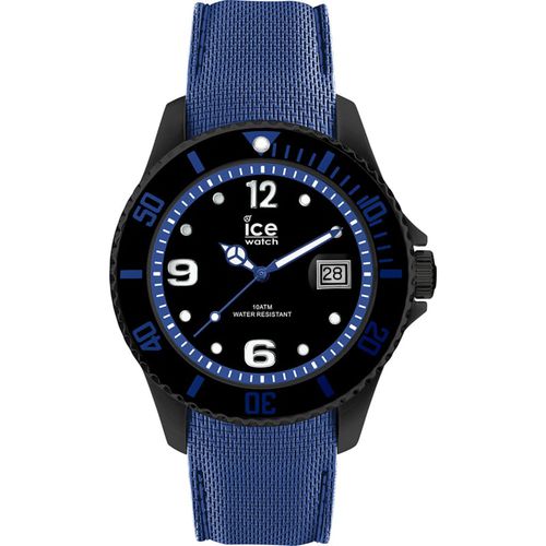ICE Steel Black Blue Herrenuhr 44mm - Ice watch - Modalova