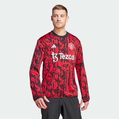 Sudadera Warm calentamiento Manchester United - adidas - Modalova