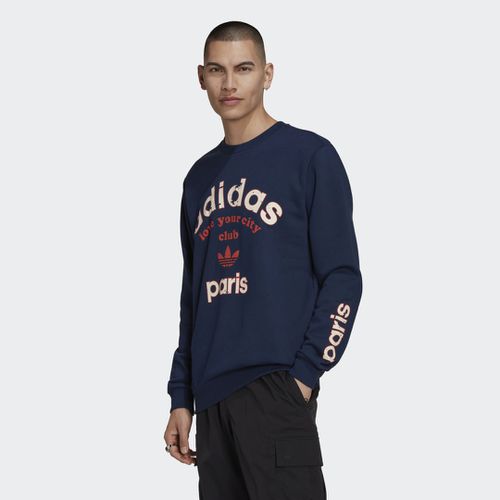 Sudadera cuello redondo Paris Collegiate City - adidas - Modalova