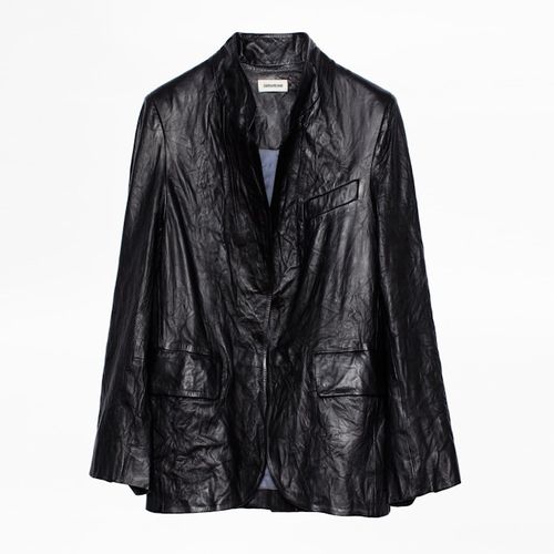 Blazer Verys Cuir Froissé - Taille 38 - Zadig&Voltaire - Modalova