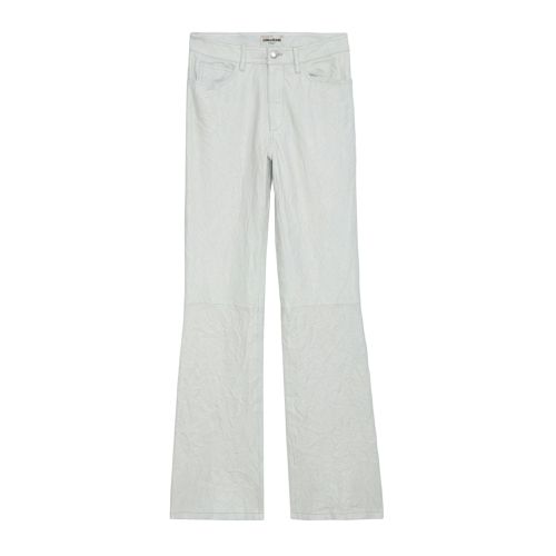 Pantalón De Piel Arrugada Pistol - Zadig & Voltaire - Zadig&Voltaire - Modalova