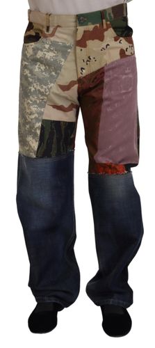 Silk Patchwork Men Denim Jeans Clothing - Men - Dolce & Gabbana - Modalova
