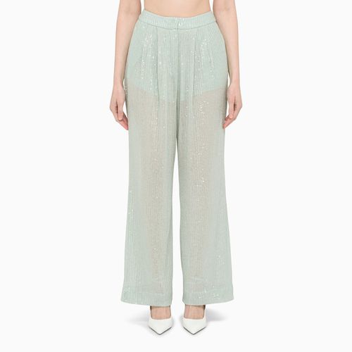 Light blue trousers with sequins - ROTATE Birger Christensen - Modalova