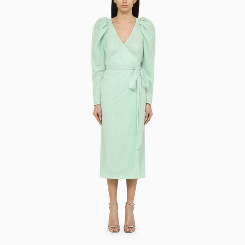 Midikleid aus recyceltem Polyester misty jade - ROTATE Birger Christensen - Modalova