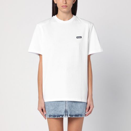 White organic cotton T-shirt - ROTATE Birger Christensen - Modalova