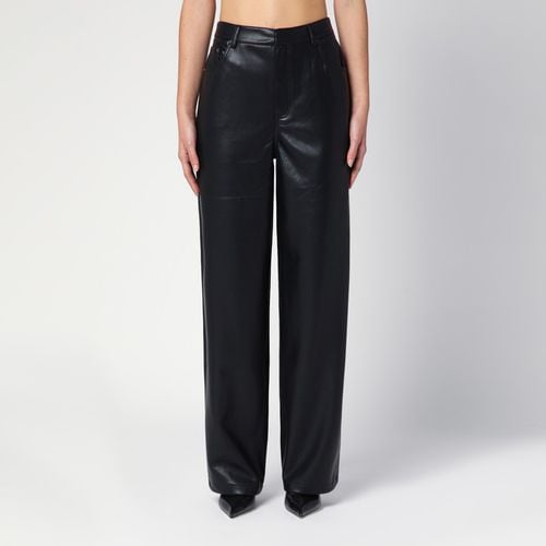 Black faux leather trousers - ROTATE Birger Christensen - Modalova