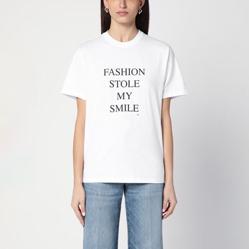 Fashion Stole My Smile T-shirt - Victoria Beckham - Modalova