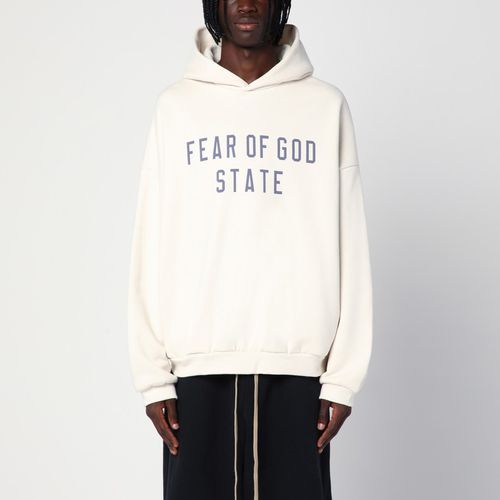 White hoodie with logo - Fear of God Essentials - Modalova