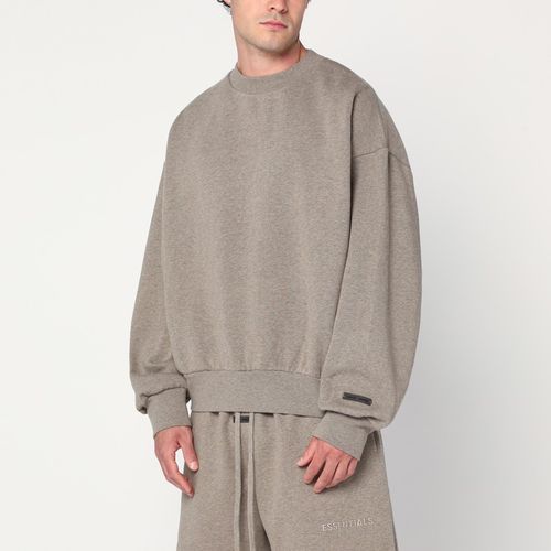 Grey brushed cotton sweatshirt - Fear of God Essentials - Modalova