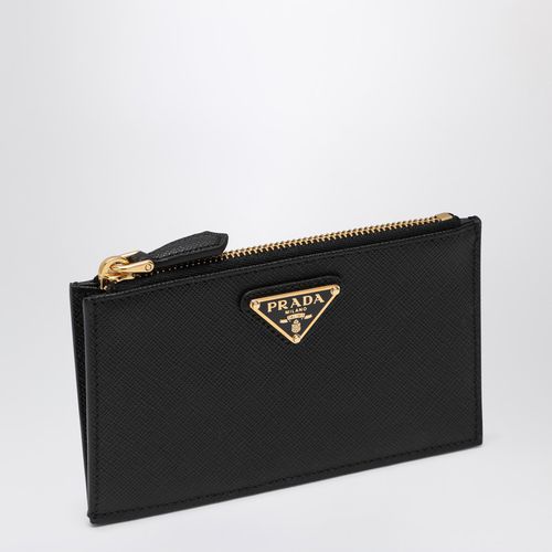 Black Saffiano zipped card case - Prada - Modalova