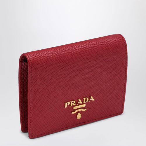 Feurig Portemonnaie aus Saffiano-Leder - Prada - Modalova