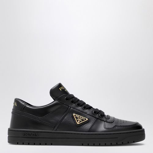 Black leather Downtown sneakers - Prada - Modalova