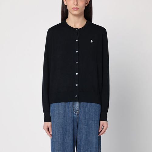 Black cotton blend cardigan - Polo Ralph Lauren - Modalova