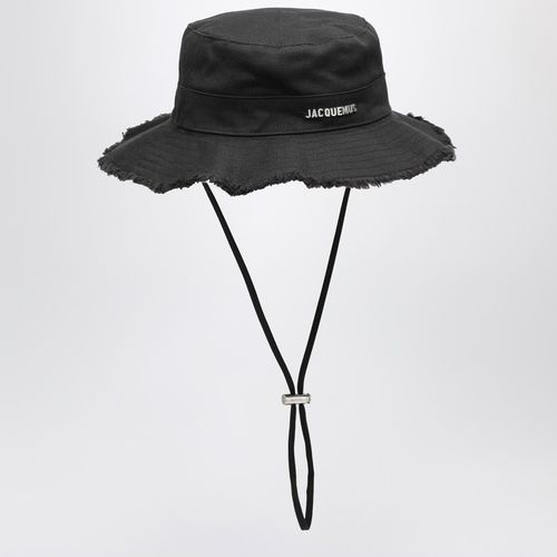 Le Bob Artichaut black cotton hat - JACQUEMUS - Modalova