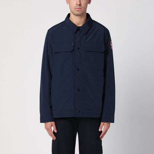 Burnaby blue shirt jacket - Canada Goose - Modalova