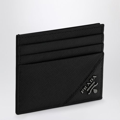 Silver Saffiano leather wallet - Prada - Modalova